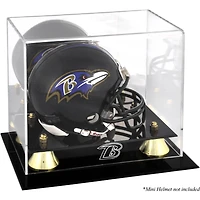 Baltimore Ravens Golden Classic Mini Helmet Display Case