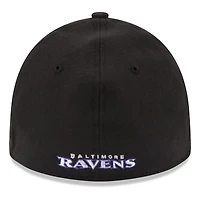Baltimore Ravens New Era 39THIRTY Team Classic Flex Hat - Black