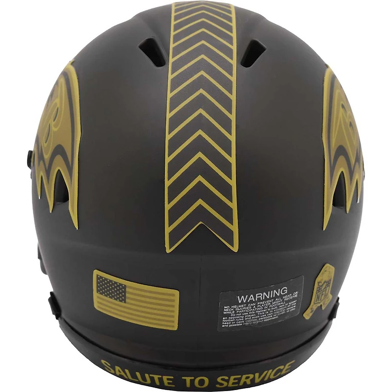 Baltimore Ravens Riddell 2025 Salute to Service Speed Mini Helmet