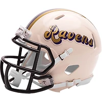 Casque miniature de vitesse de la collection rétro Riddell des Ravens de Baltimore
