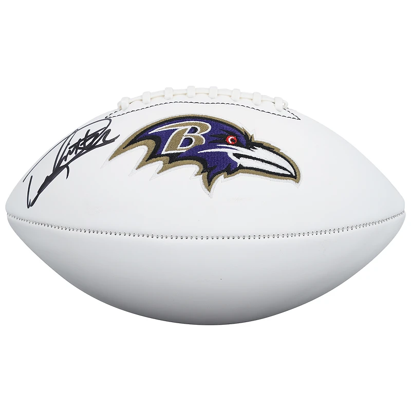 Derrick Henry Baltimore Ravens Autographed Rawlings White Panel Football