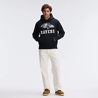 Sweat à capuche floqué Fanatics Black Baltimore Ravens Iconic Fleece
