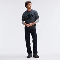 Fanatics Charcoal Baltimore Ravens IconicFleece Short Sleeve Sweatshirt