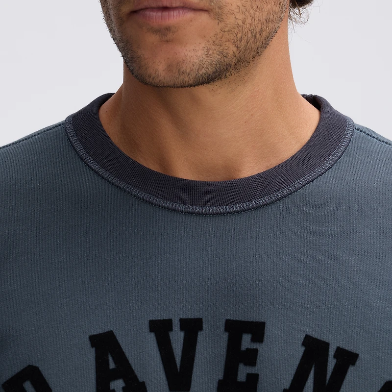 Fanatics Charcoal Baltimore Ravens IconicFleece Short Sleeve Sweatshirt