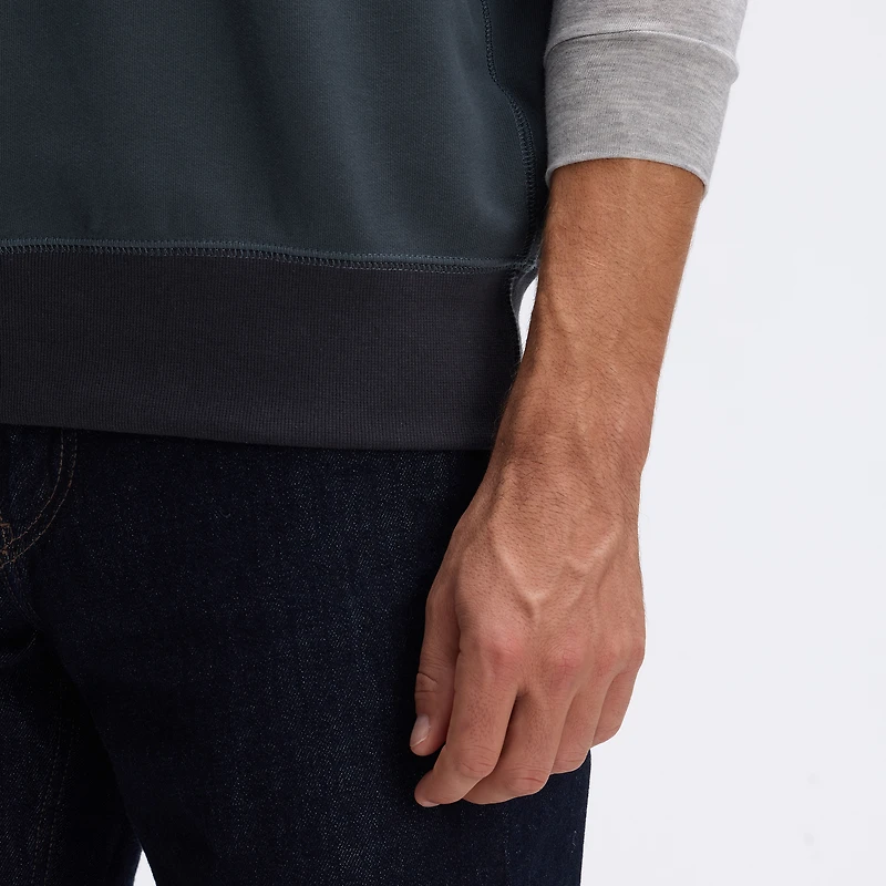 Fanatics Charcoal Baltimore Ravens IconicFleece Short Sleeve Sweatshirt