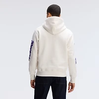 Sweat à capuche en polaire Fanatics Oatmeal Baltimore Ravens Iconic