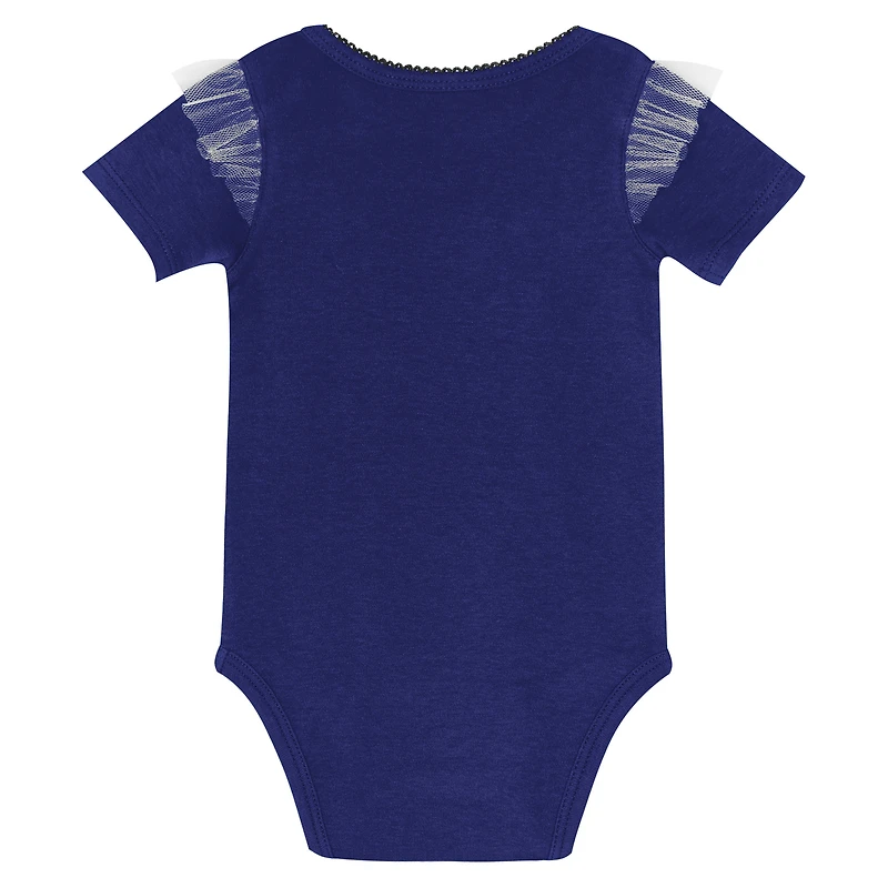 Girls Infant Outerstuff Baltimore Ravens My Team Rocks Bodysuit and Skirt Set