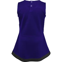 Robe pull violette pour bébé Baltimore Ravens Cheer Captain fille
