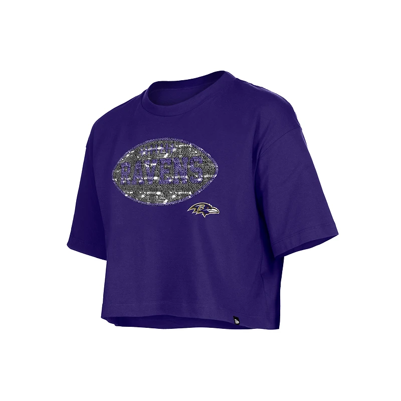 V107988 RAV OTC NFL Filles Jeunesse Flip Sequins Football Boxy SST TEEYTHGRL 60690030