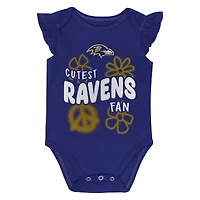 Ensemble deux pièces pour nouveau-né et nourrisson Outerstuff Baltimore Ravens The Sunshine