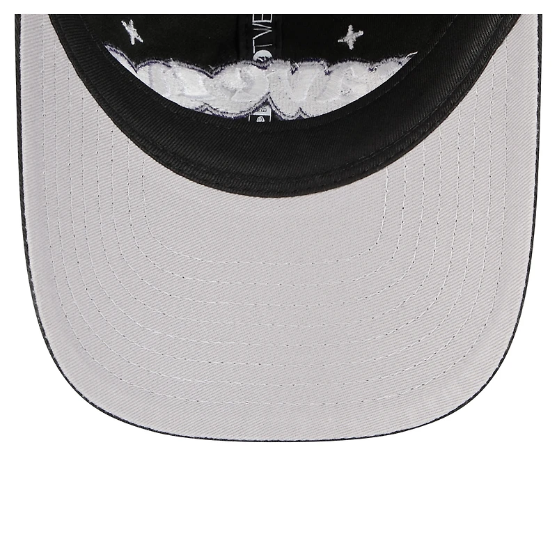 Casquette ajustable New Era noire Baltimore Ravens Cheer 9TWENTY pour jeunes filles