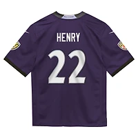Maillot de match Nike Derrick Henry violet pour bébé, équipe des Ravens Baltimore