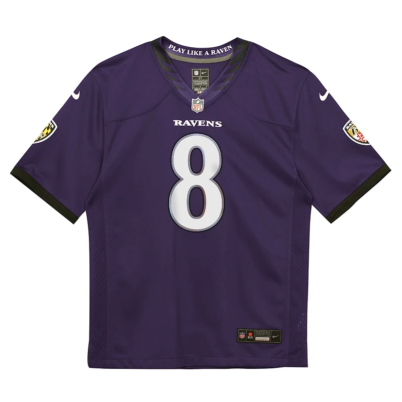 Infant Nike Lamar Jackson Purple Baltimore Ravens Team Game Jersey