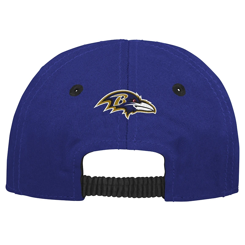 Casquette souple et flexible My First Tail Sweep pour bébé des Baltimore Ravens, violet/noir