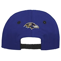 Infant Purple/Black Baltimore Ravens My First Tail Sweep Slouch Flex Hat