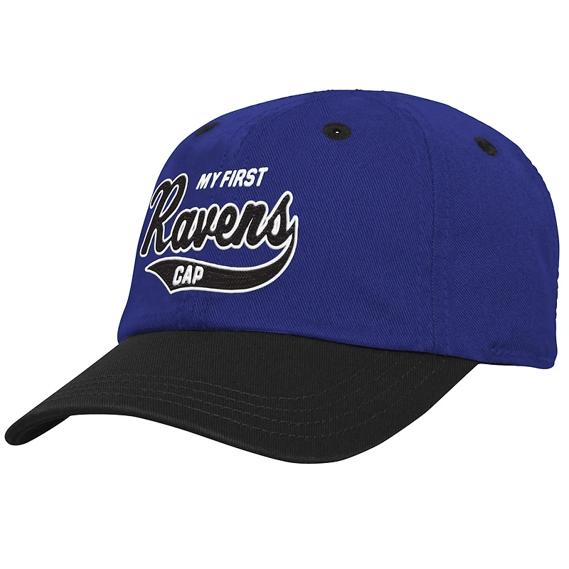 Infant Purple/Black Baltimore Ravens My First Tail Sweep Slouch Flex Hat