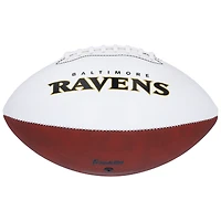 Isaiah Likely Baltimore Ravens Autographed Franklin White Panel Football