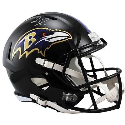 Ja'Kobi Lane Baltimore Ravens Autographed Riddell Speed Replica Helmet