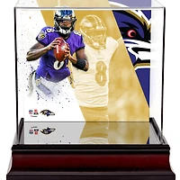 Lamar Jackson Baltimore Ravens Deluxe Mini Helmet Case