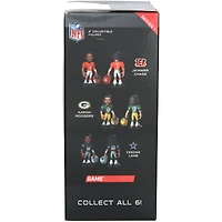 Figurine en vinyle de 15 cm de Lamar Jackson Baltimore Ravens Série 1 GameChangers, couleur unie, rare