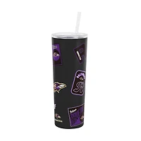 Logo Brands Baltimore Ravens 30oz Dreamweave Straw Tumbler