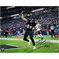Mark Andrews Baltimore Ravens Autographed 16" x 20" Touchdown Spike Photograph