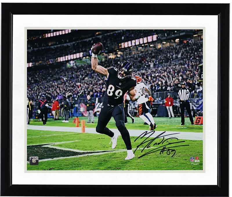 Mark Andrews Baltimore Ravens Autographed 16" x 20" Touchdown Spike Photograph