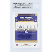 Mark Andrews Baltimore Ravens Autographed 2018 Panini Donruss Optic Pink Prizm #121 Beckett Fanatics Witnessed Authenticated Rookie Card