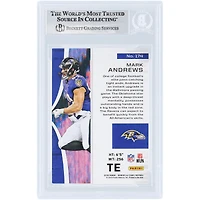 Carte de recrue autographiée de Mark Andrews (Baltimore Ravens) - Collection Panini Rookies & Stars 2018, n° 174, authentifiée par Beckett Fanatics Witnessed