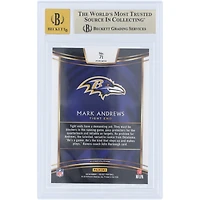 Carte de recrue autographiée de Mark Andrews (Baltimore Ravens) - Panini Select Silver Prizm 2018 n° 71 - Beckett - Authentifiée par Fanatics Witnessed (note 9,5/10)