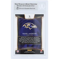 Mark Andrews Baltimore Ravens Autographed 2018 Panini Select Silver Prizm #71 Beckett Fanatics Witnessed Authenticated Rookie Card