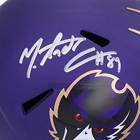 Mark Andrews Baltimore Ravens Autographed 2024 Riddell Alternate Speed Replica Helmet