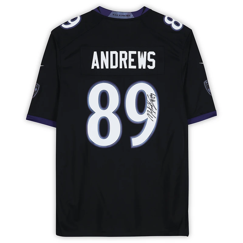 Mark Andrews Baltimore Ravens Autographed Black Nike 2026 Alternate Game Jersey