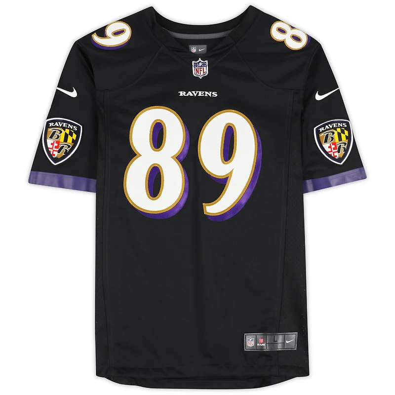Maillot Nike noir alternatif dédicacé par Mark Andrews des Baltimore Ravens