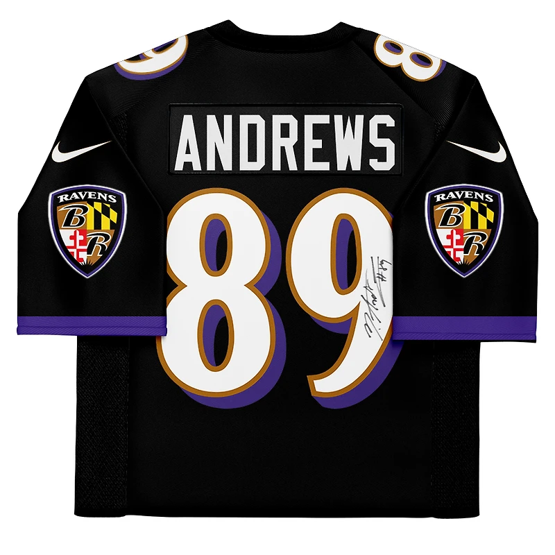 Mark Andrews Baltimore Ravens Autographed Nike Black Alternate Limited Jersey