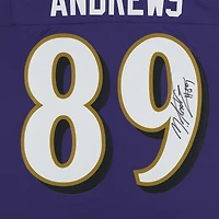 Mark Andrews Baltimore Ravens Autographed Purple Nike Vapor F.U.S.E. Limited Jersey
