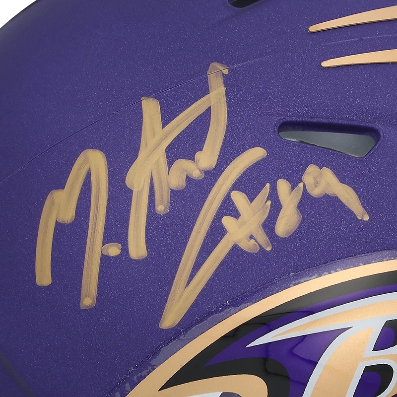 Mark Andrews Baltimore Ravens Autographed Riddell 2026 Purple Alternate Speed Mini Helmet