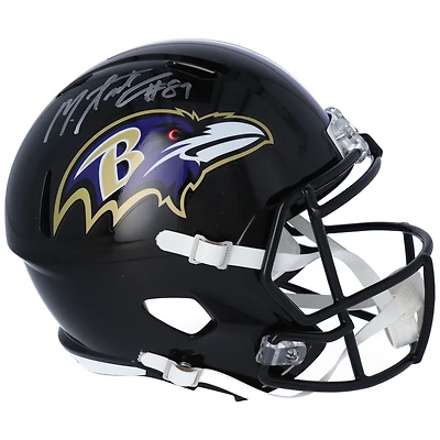 Mark Andrews Baltimore Ravens Autographed Riddell Speed Replica Helmet