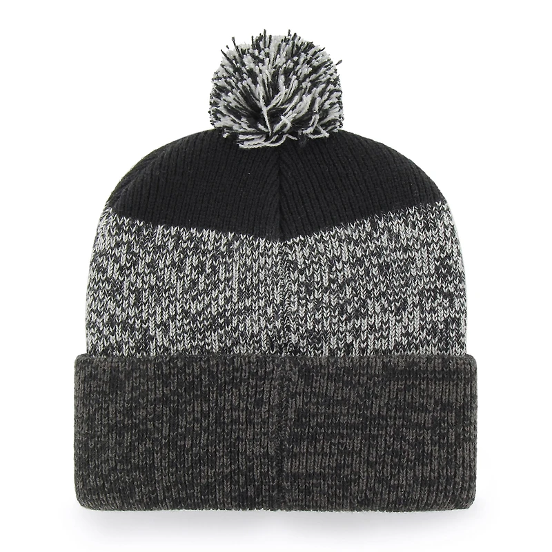V111020 RAV BKB NFL Chapeau en tricot à revers statique avec pompon POM F-STATC03ACE-BKB