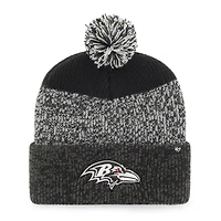 V111020 RAV BKB NFL Chapeau en tricot à revers statique avec pompon POM F-STATC03ACE-BKB