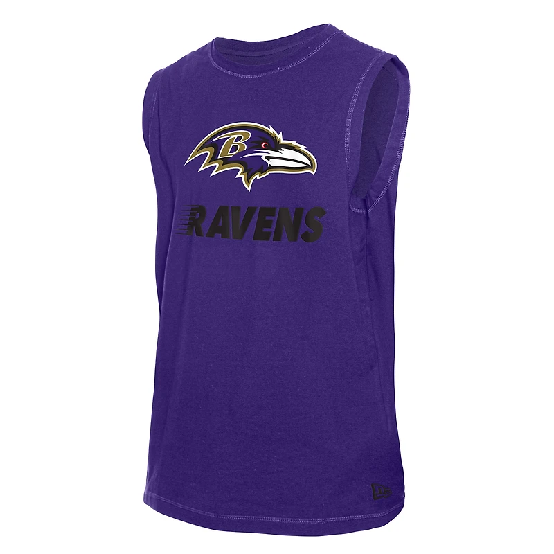 Débardeur violet Baltimore Ravens Leisure Collection New Era pour homme