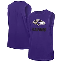 Men's New Era  Purple Baltimore Ravens Leisure Collection Tank Top