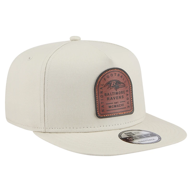 Casquette Snapback New Era Stone Baltimore Ravens Premier 9FIFTY pour homme