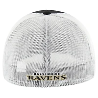 Men's '47 Black Baltimore Ravens Disclose Trophy Stretch Fit Hat