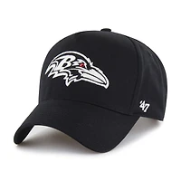 Casquette ajustable noire Baltimore Ravens Foundation Offside '47 pour homme