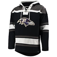 Chandail à capuchon encolure en V pour hommes '47 Black Baltimore Ravens Lacer