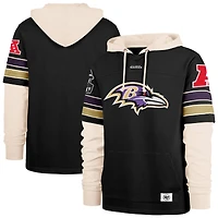 Sweat à capuche noir '47 pour homme des Baltimore Ravens Split Zone Cornerback Duo
