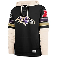 Sweat à capuche noir '47 pour homme des Baltimore Ravens Split Zone Cornerback Duo