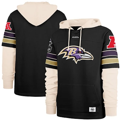 Sweat à capuche noir '47 pour homme des Baltimore Ravens Split Zone Cornerback Duo