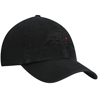 Casquette réglable '47 Black Baltimore Ravens Team Tonal Clean Up pour homme
